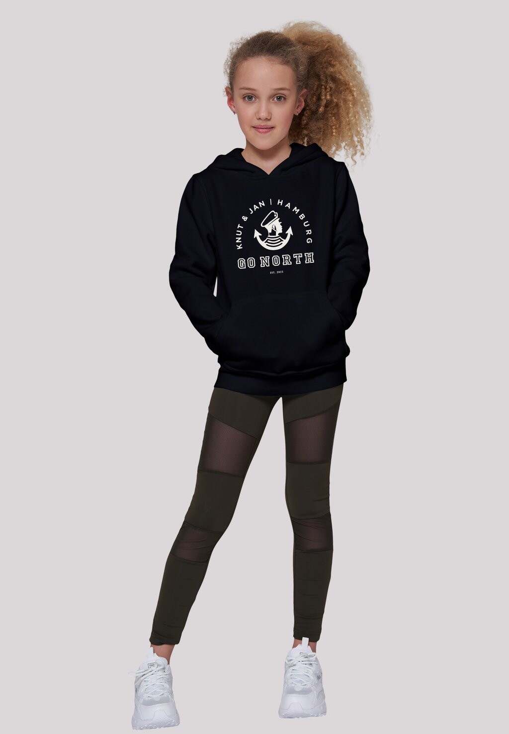 

Толстовка GO NORTH KNUT JAN HAMBURG LOGO F4NT4STIC, цвет schwarz