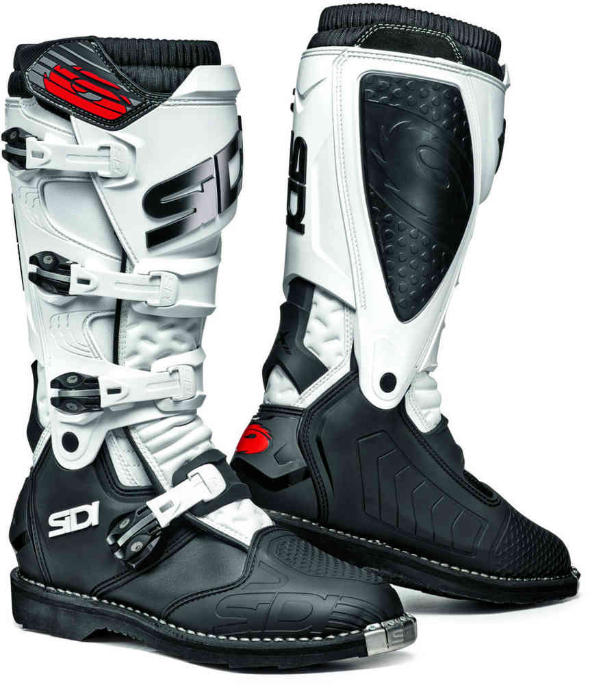 Мотокроссовые ботинки X-Power Sidi, черно-белый накладки на голени mag 1 sidi черный