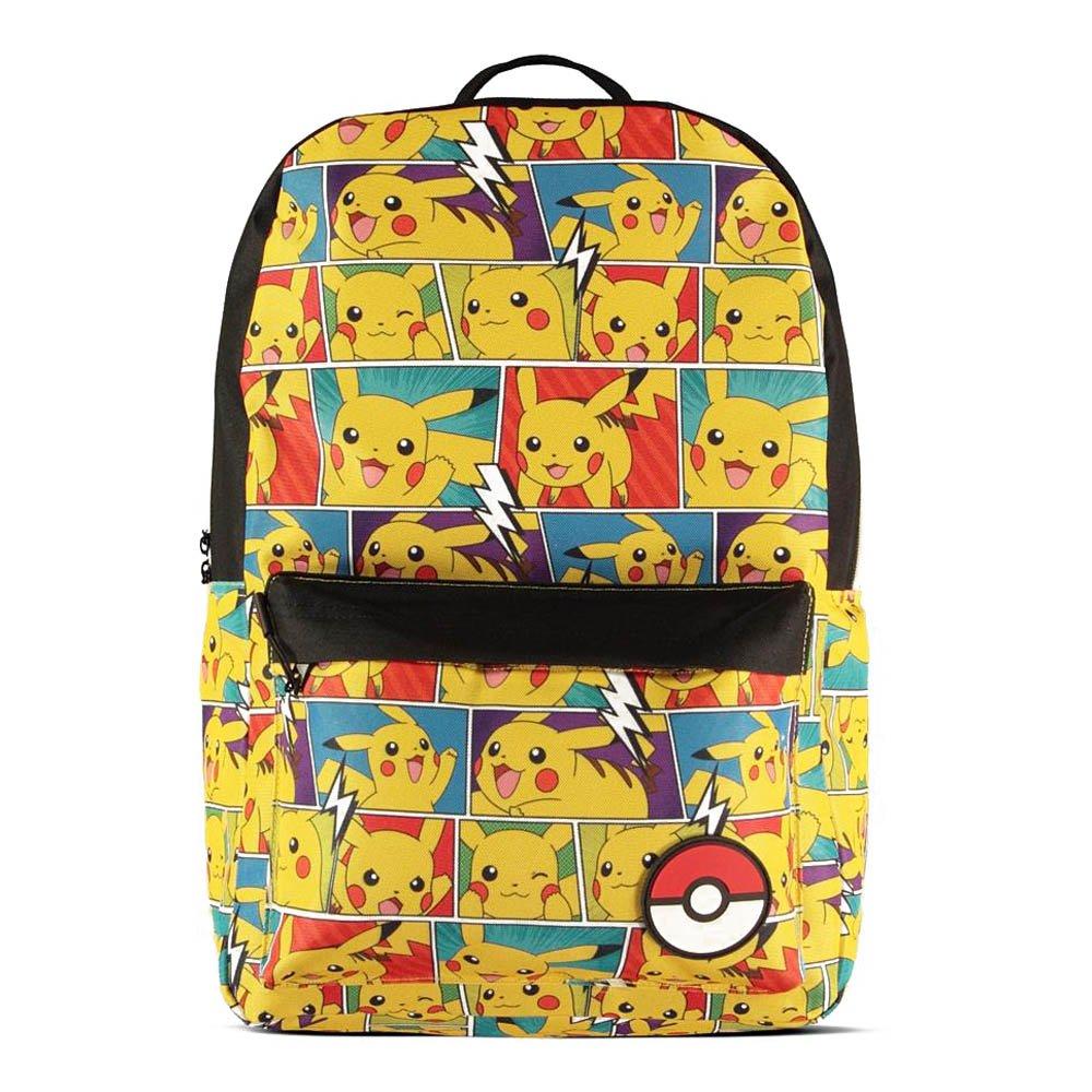 Рюкзак с принтом в полоску из комиксов Пикачу, разноцветный (BP618761POK) Pokemon, желтый