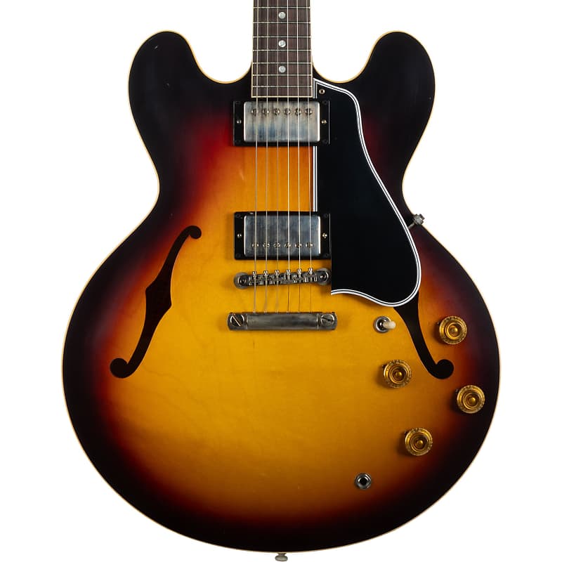 

Электрогитара Gibson Custom 1959 ES-335 Reissue VOS Hollowbody Electric Guitar - Vintage Burst