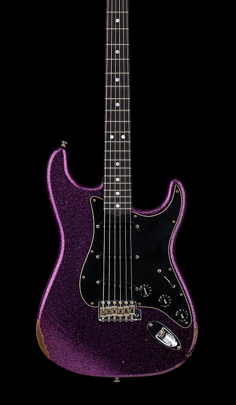 Электрогитара Fender Custom Shop Empire 67 Stratocaster Relic - Magenta Sparkle #74770
