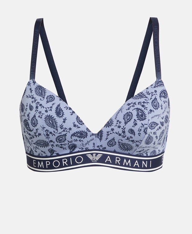 

Бюстгальтер на косточках Emporio Armani, лиловый