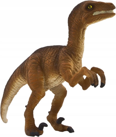 фигурка динозавр пернатый велоцираптор коричневый масштаб 1 288 Animal Planet, Коллекционная фигурка динозавра, Велоцираптор Mojo