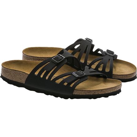 Узкие сандалии Granada - женские Birkenstock, цвет Black Birkibuc