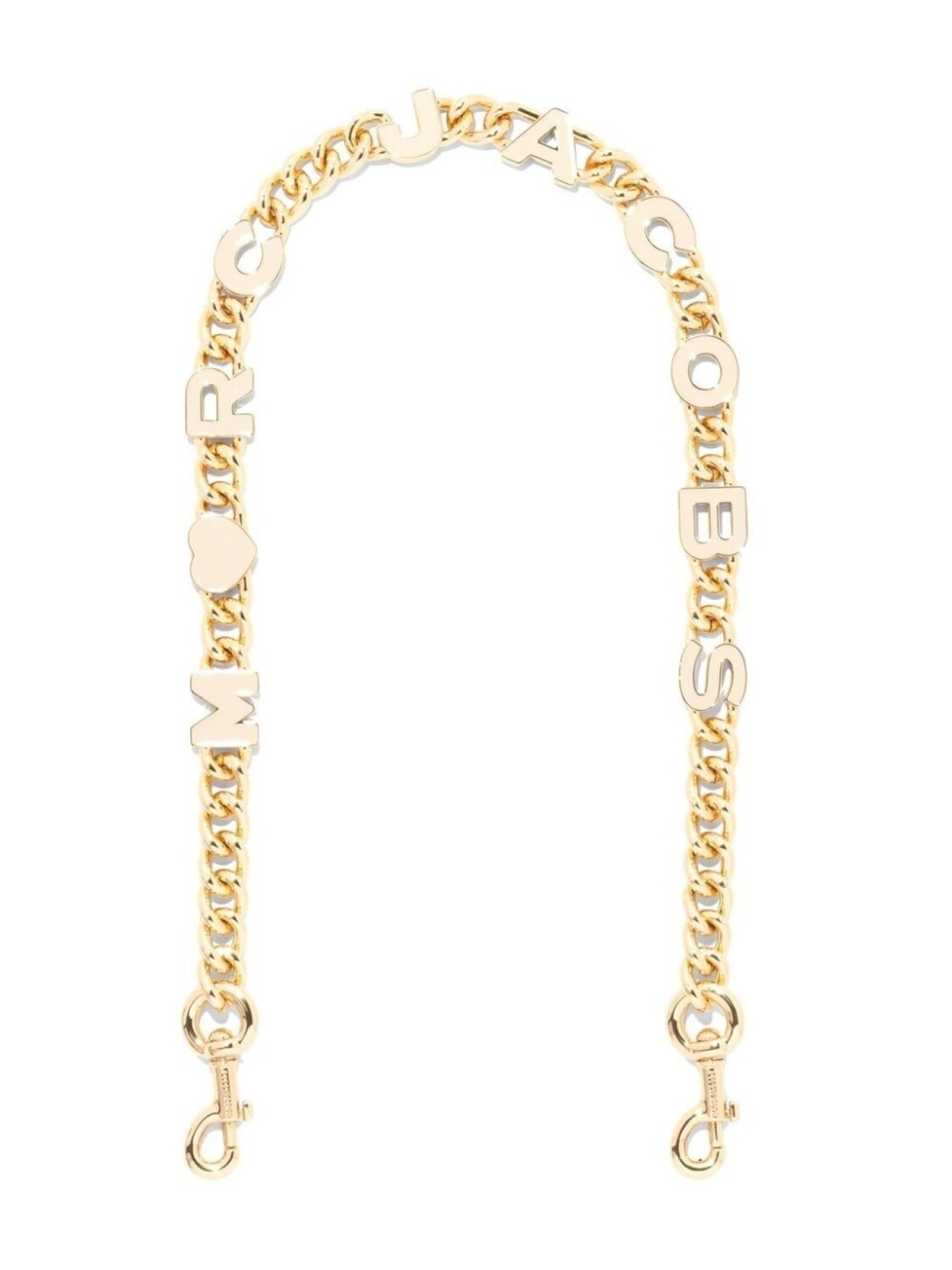 

Marc Jacobs ремень для сумки The Heart, золотистый