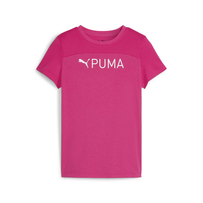 Футболка PUMA FIT для девочек PUMA Garnet Rose Pink