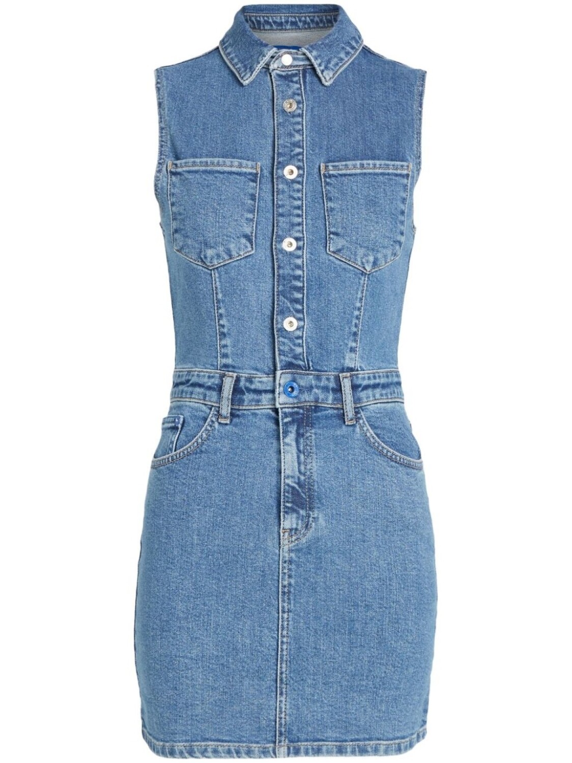 

Karl Lagerfeld Jeans джинсовое платье без рукавов, синий