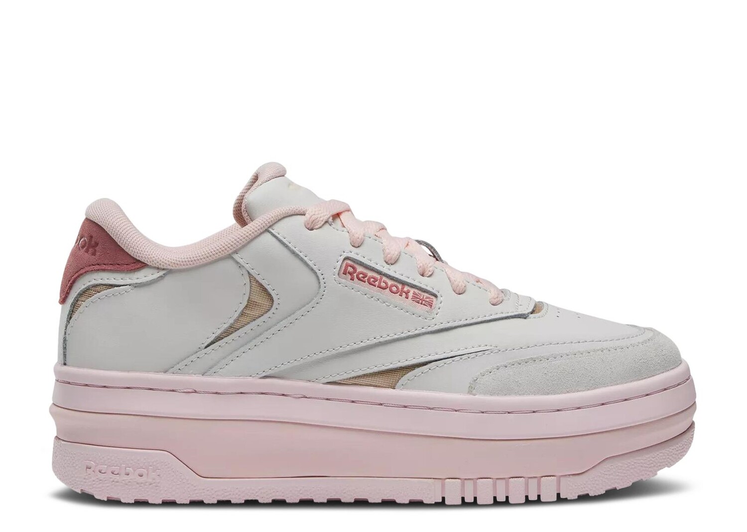 

Кроссовки Reebok Wmns Club C Extra 'Pure Grey Possibly Pink', серый