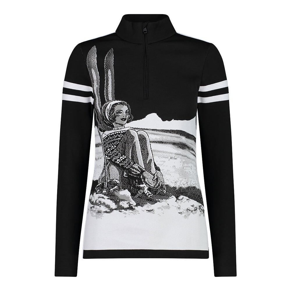 

Свитер CMP Knitted 7H96142 Crew Neck, черный