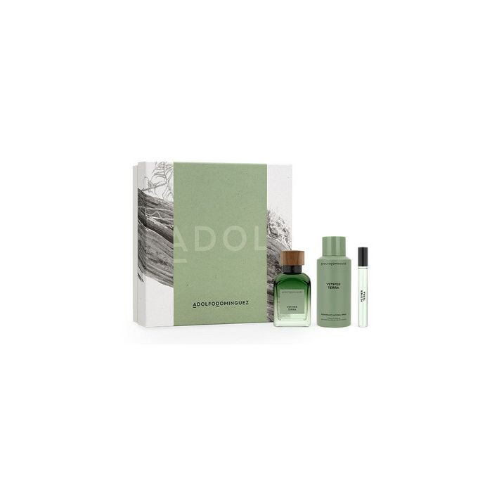 

Туалетная вода унисекс Vetiver EDP Estuche Adolfo Dominguez, Edp 120ml+Deo+Edp 10ml