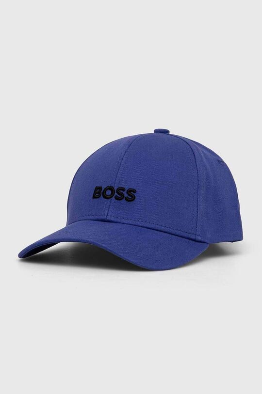 

Хлопковая бейсболка Boss, фиолетовый
