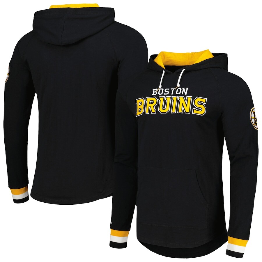 

Футболка с длинным рукавом Mitchell & Ness Boston Bruins, черный