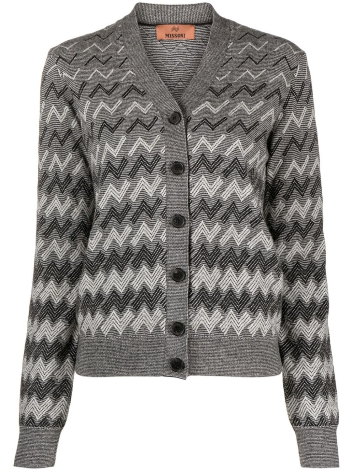 

Missoni кашемировый кардиган с узором зигзаг, черный