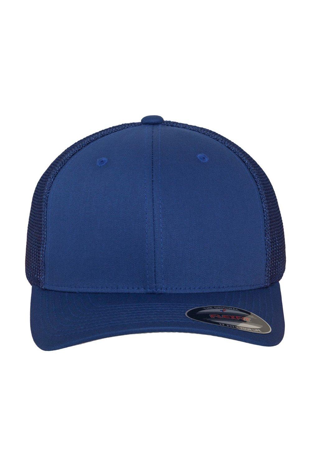 Сетчатая кепка дальнобойщика Flexfit, темно-синий