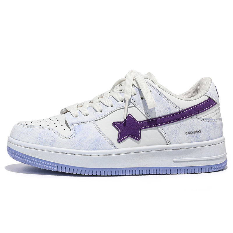 

Кроссовки CVOJOO Skateboarding Shoes Unisex Low-top Purple, фиолетовый
