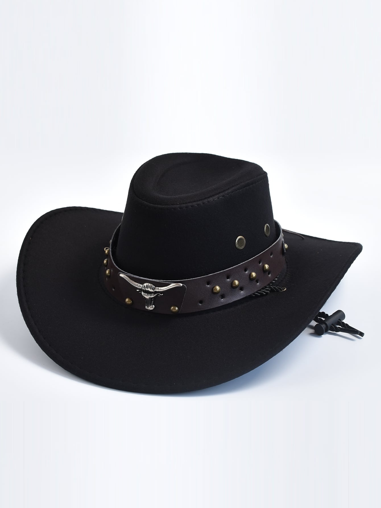 Голова коровы украшает западную ковбойскую шляпу для мужчин и женщин, черный ковбойская шляпа с перьями шляпа невесты ковбойская шляпа для девичника искусственная шляпа для невесты ковбойская шляпа для дискотеки