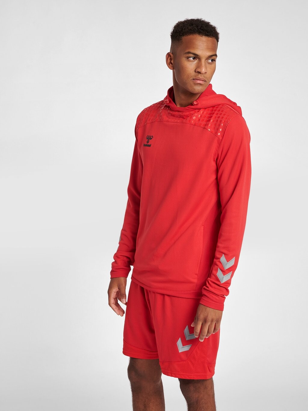 

Толстовка с капюшоном Hummel, красный