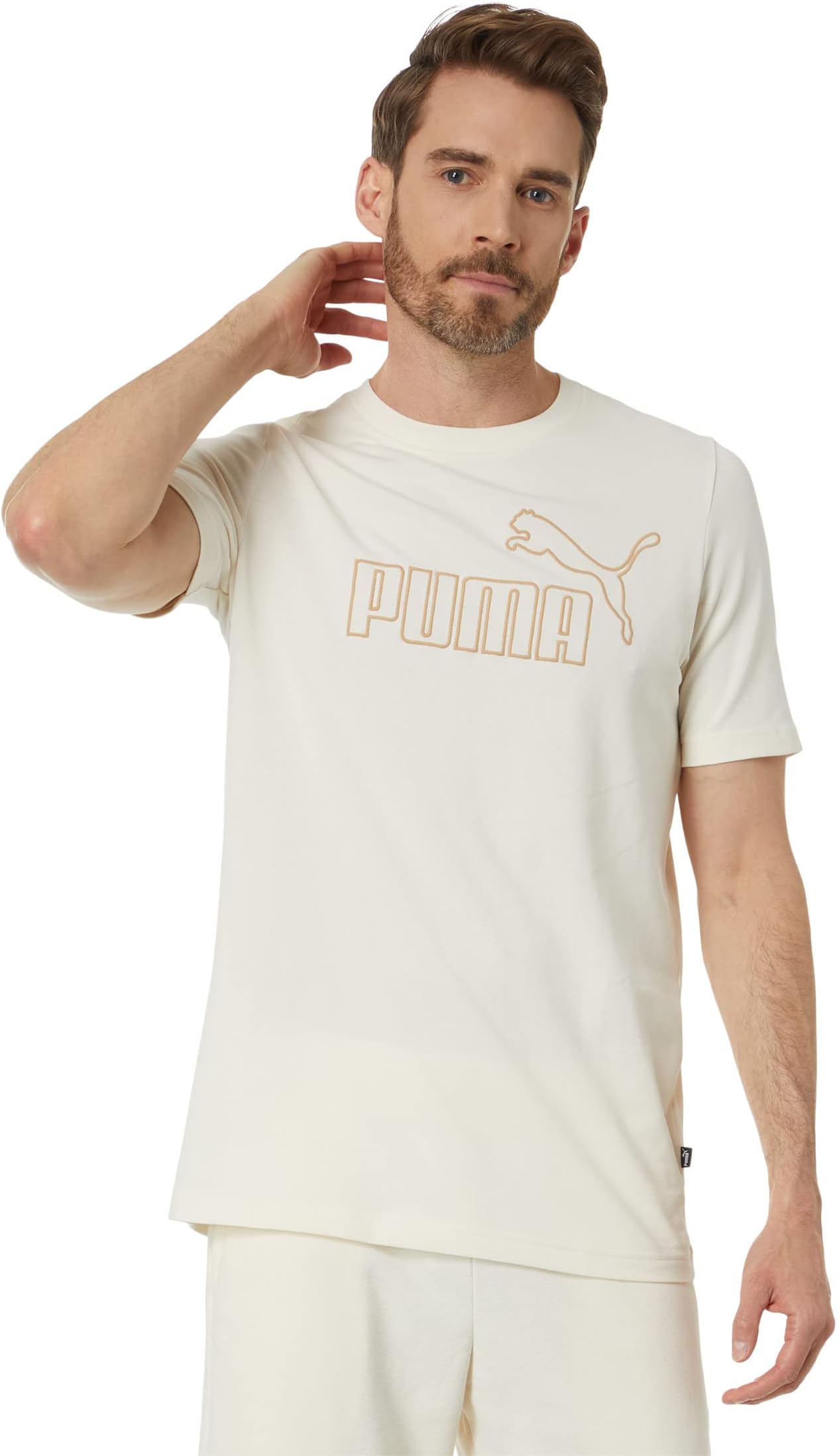 

Футболка Essentials из пике с приподнятым верхом PUMA, цвет Pristine