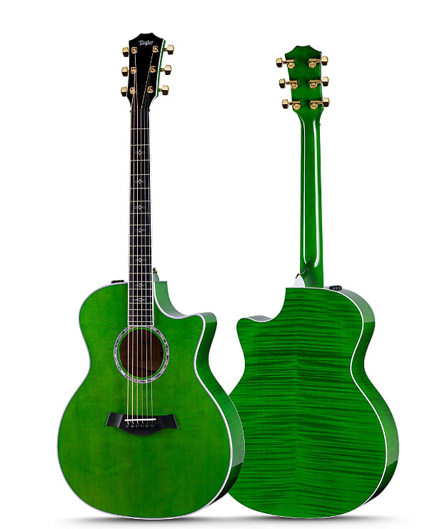 Акустическая гитара Taylor Special Edition 614ce - Super Limited - Trans Green PRE ORDER