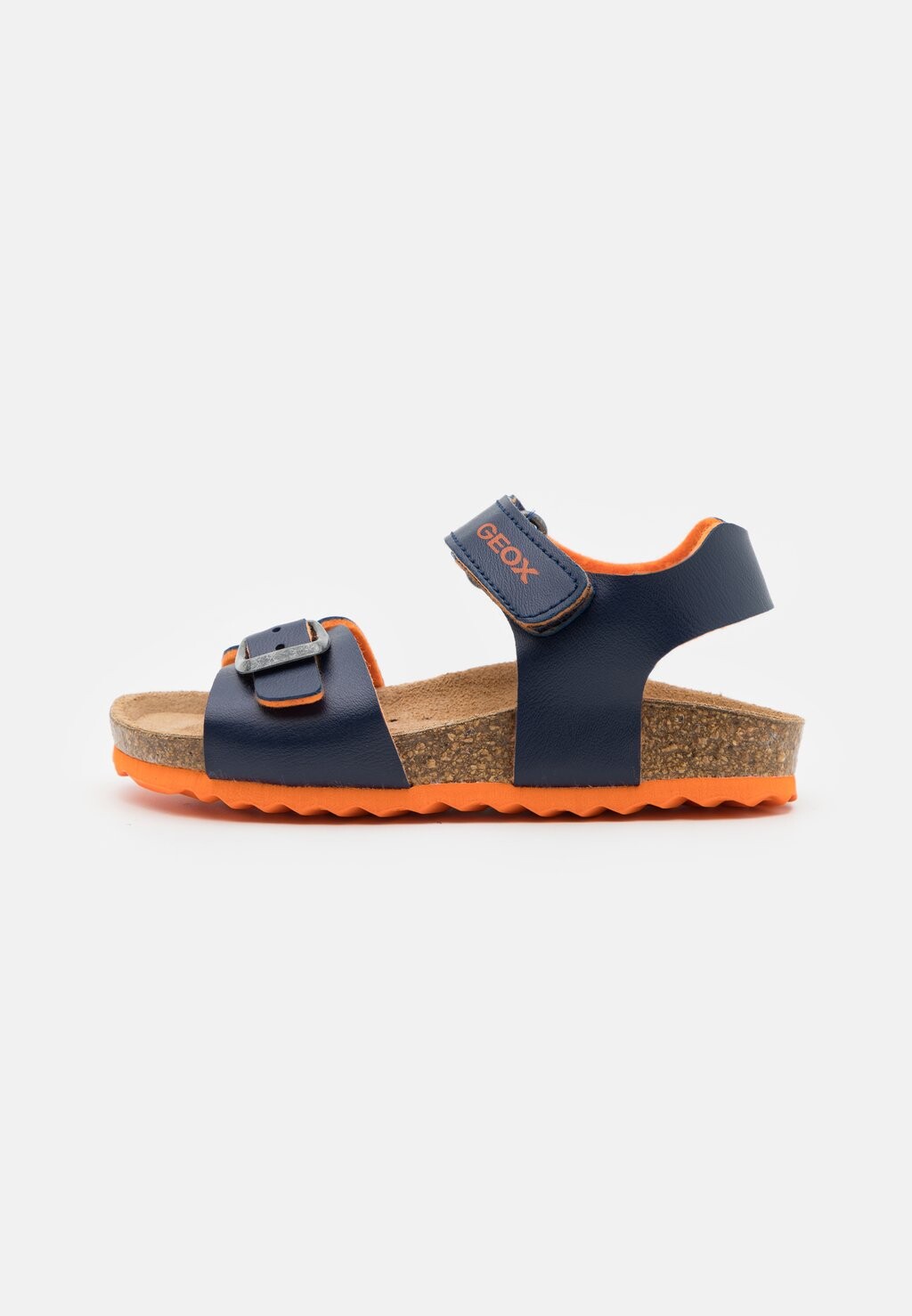 

Сандалии с ремешками GHITA Geox, цвет navy/orange
