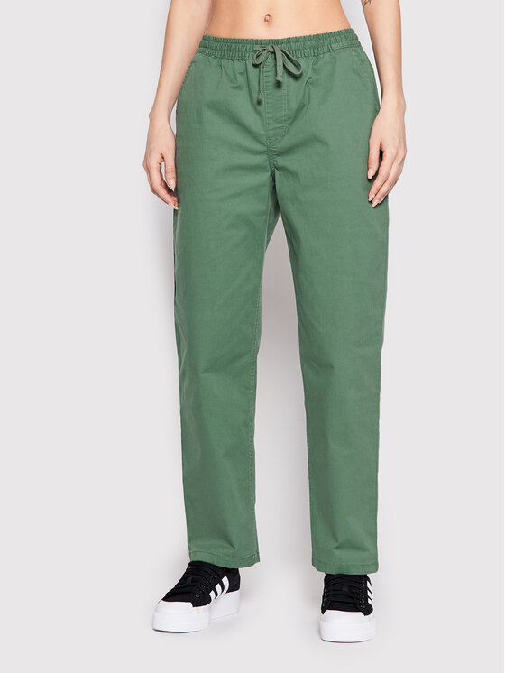 Тканевые брюки свободного кроя Vans, зеленый