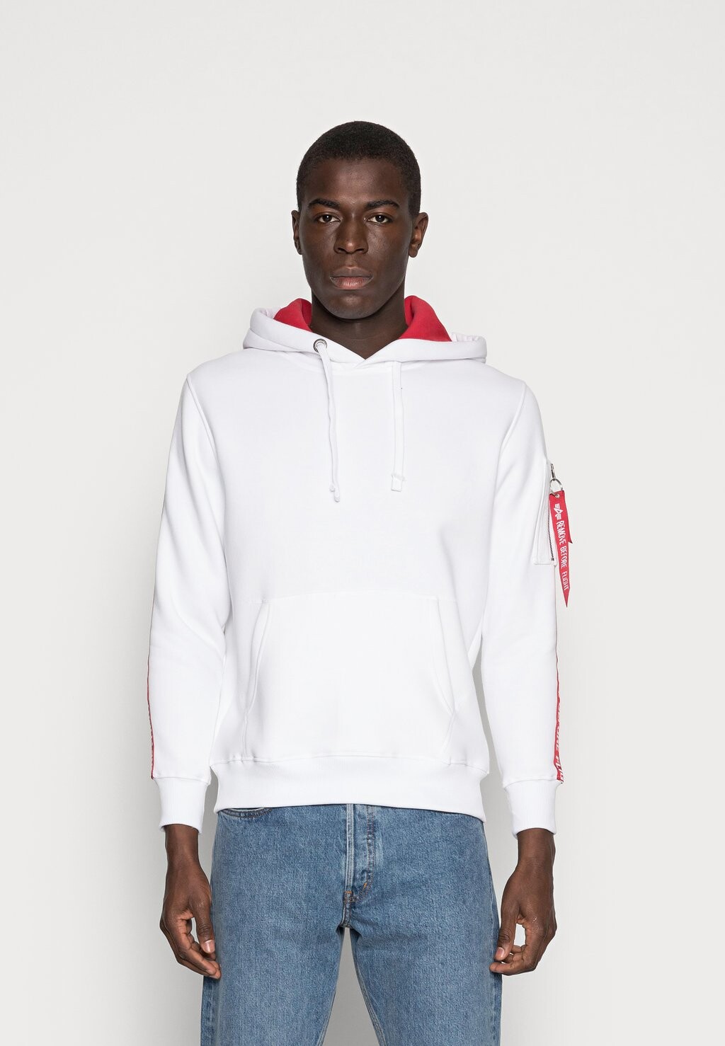 

Худи Alpha Industries, белый
