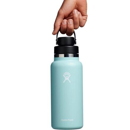 

Бутылка для воды с широким горлышком на 32 унции + крышка для питья Hydro Flask, цвет Dew
