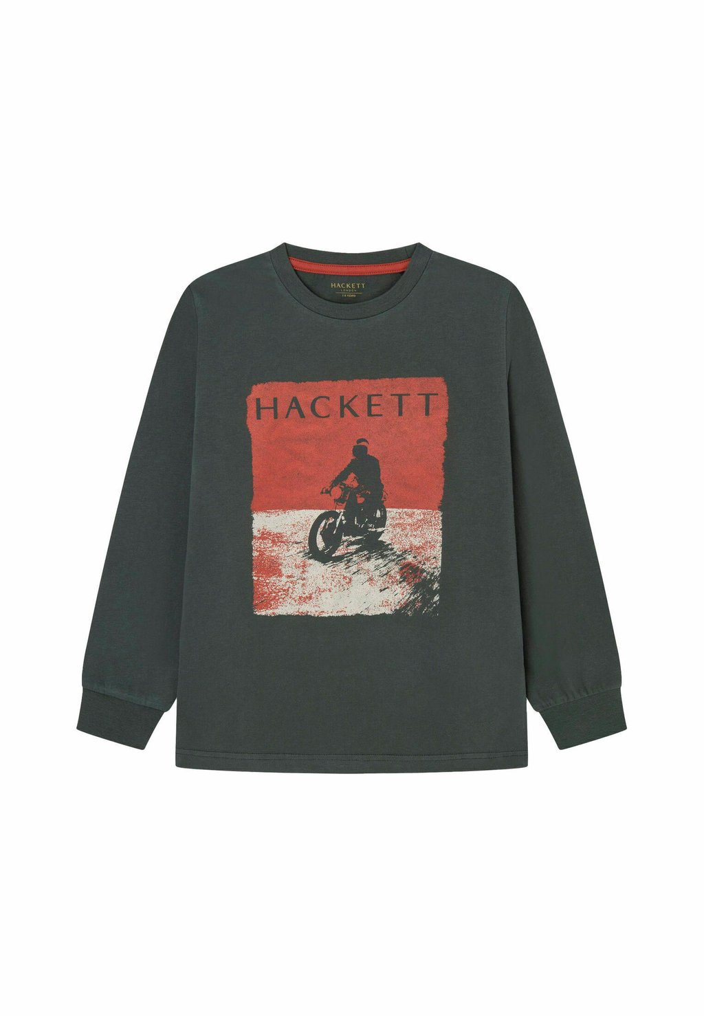 

Топ с длинными рукавами MOTORBIKE TEE Hackett London, цвет dark green