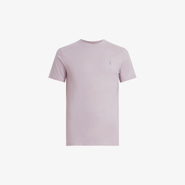 

Футболка brace из хлопкового джерси Allsaints, сиреневый