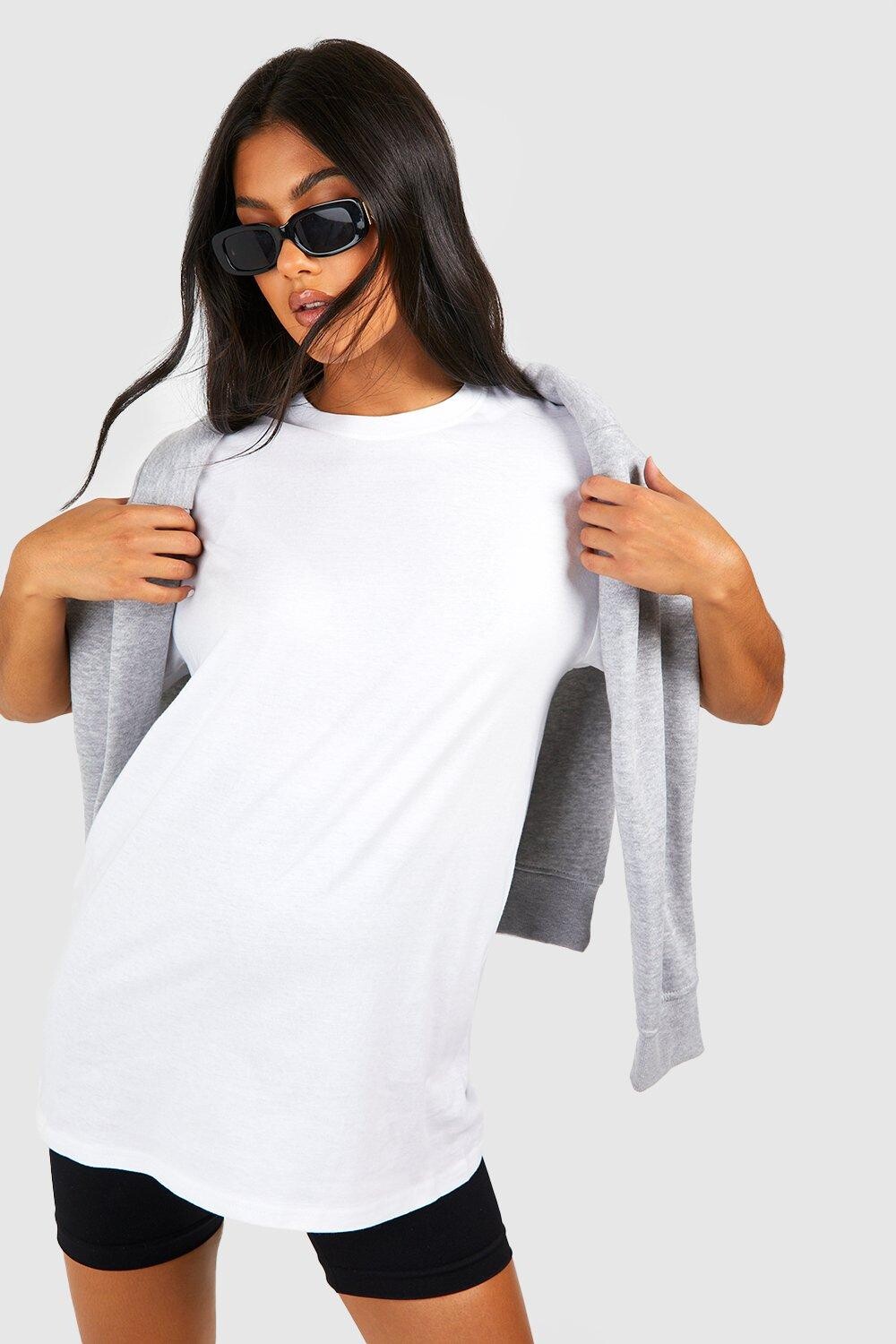 

Хлопковая футболка для беременной Boohoo, белый