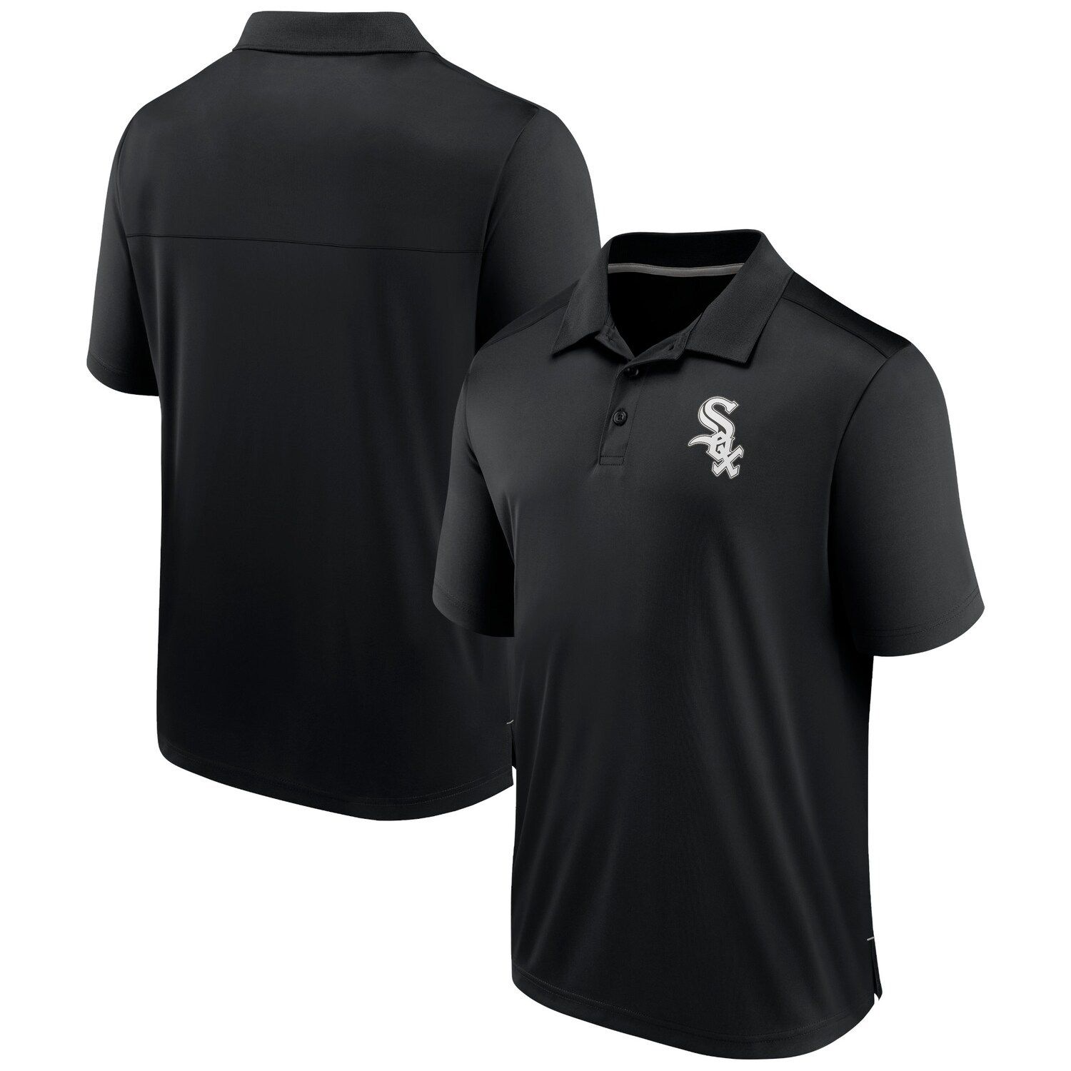 Мужская фирменная черная футболка-поло Chicago White Sox Fanatics