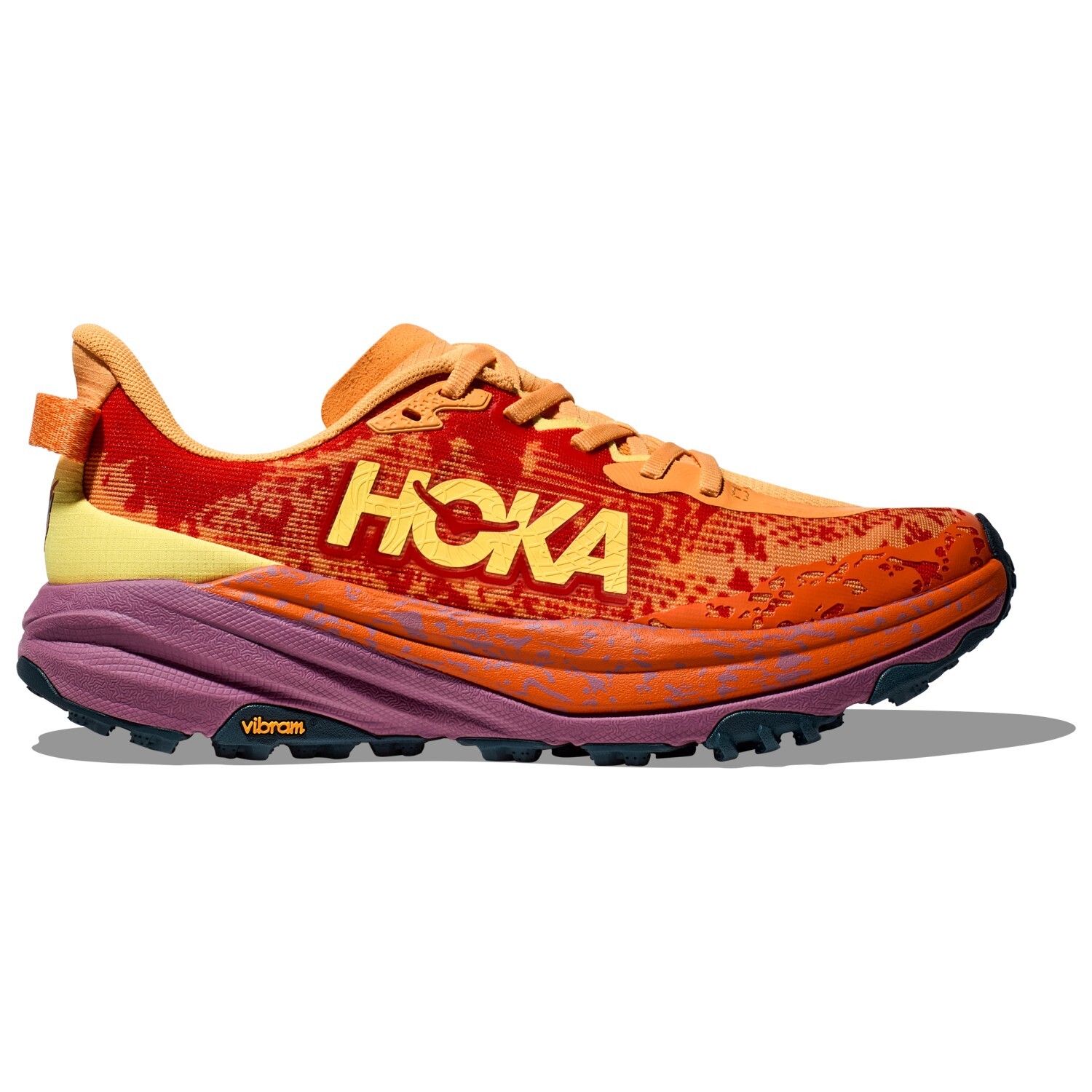 

Кроссовки для бега по пересеченной местности Hoka Speedgoat 6, цвет Sherbet/Beet Root