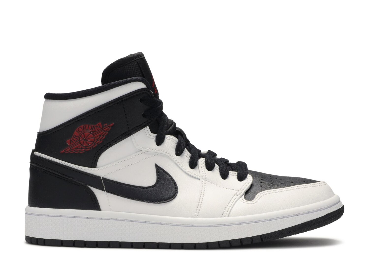 

Кроссовки Air Jordan Wmns Air Jordan 1 Mid 'White Black', белый