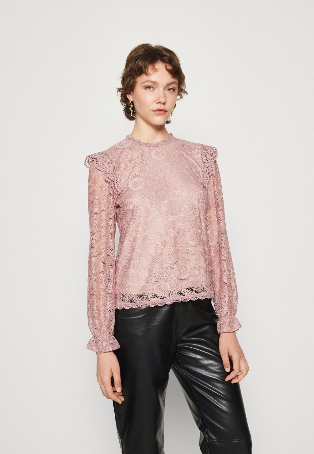 

Блузка Pieces PCOLLINE, цвет woodrose
