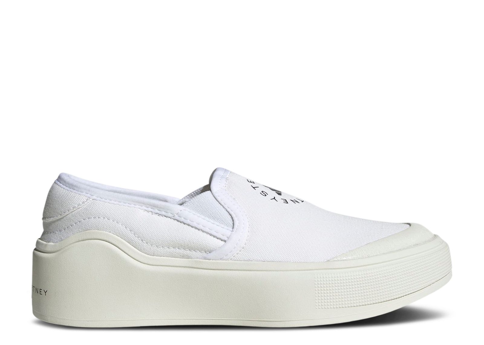 

Кроссовки adidas Stella Mccartney X Wmns Court Slip-On 'Off White Burnt Cayenne', белый