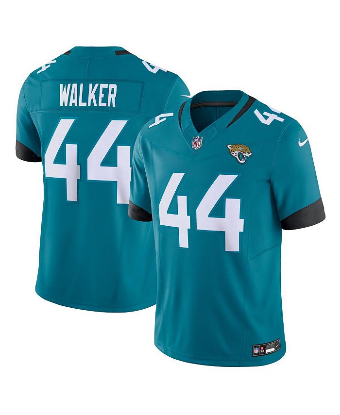 

Мужское джерси Travon Walker темно-бирюзовое Jacksonville Jaguars Vapor FUSE Limited Nike, синий