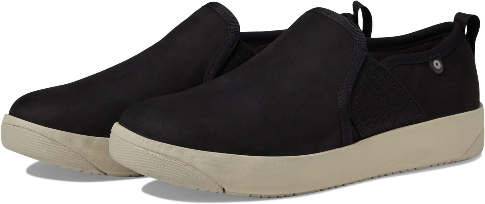 Кроссовки Kicker Slip-On Elastic Leather Bogs, цвет Black Multi