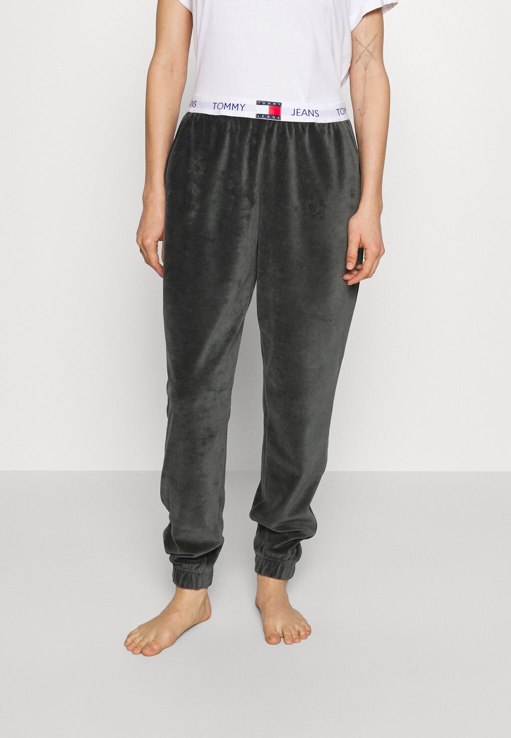 

Пижамные штаны Tommy Jeans JOGGER, цвет new charcoal