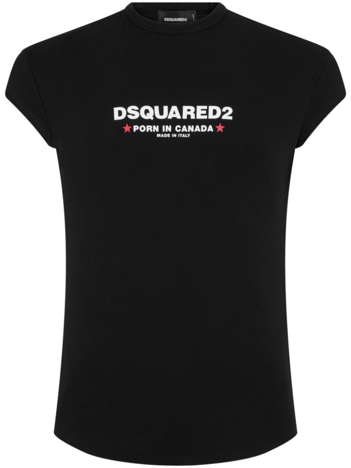 

Dsquared2 logo-print cotton T-shirt, черный