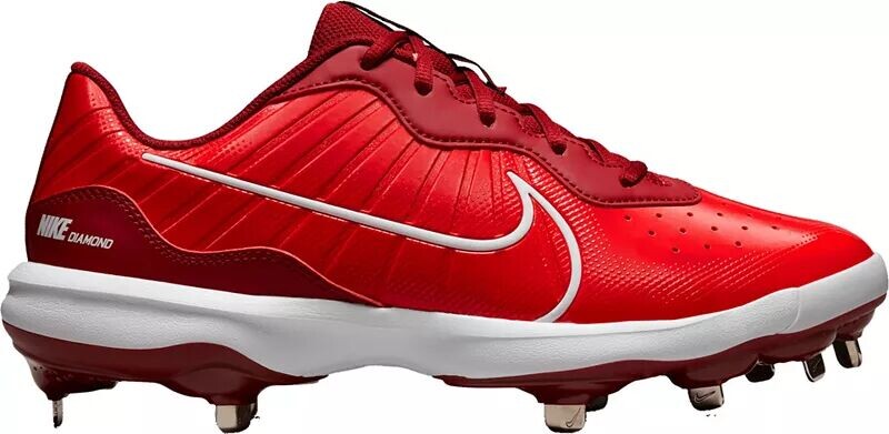 

Мужские металлические бейсбольные бутсы Nike Alpha Huarache Varsity 4, красный