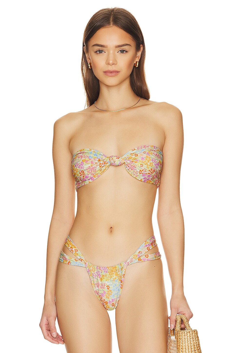 

Топ бикини Stone Fox Swim Lele, цвет Flower Fields