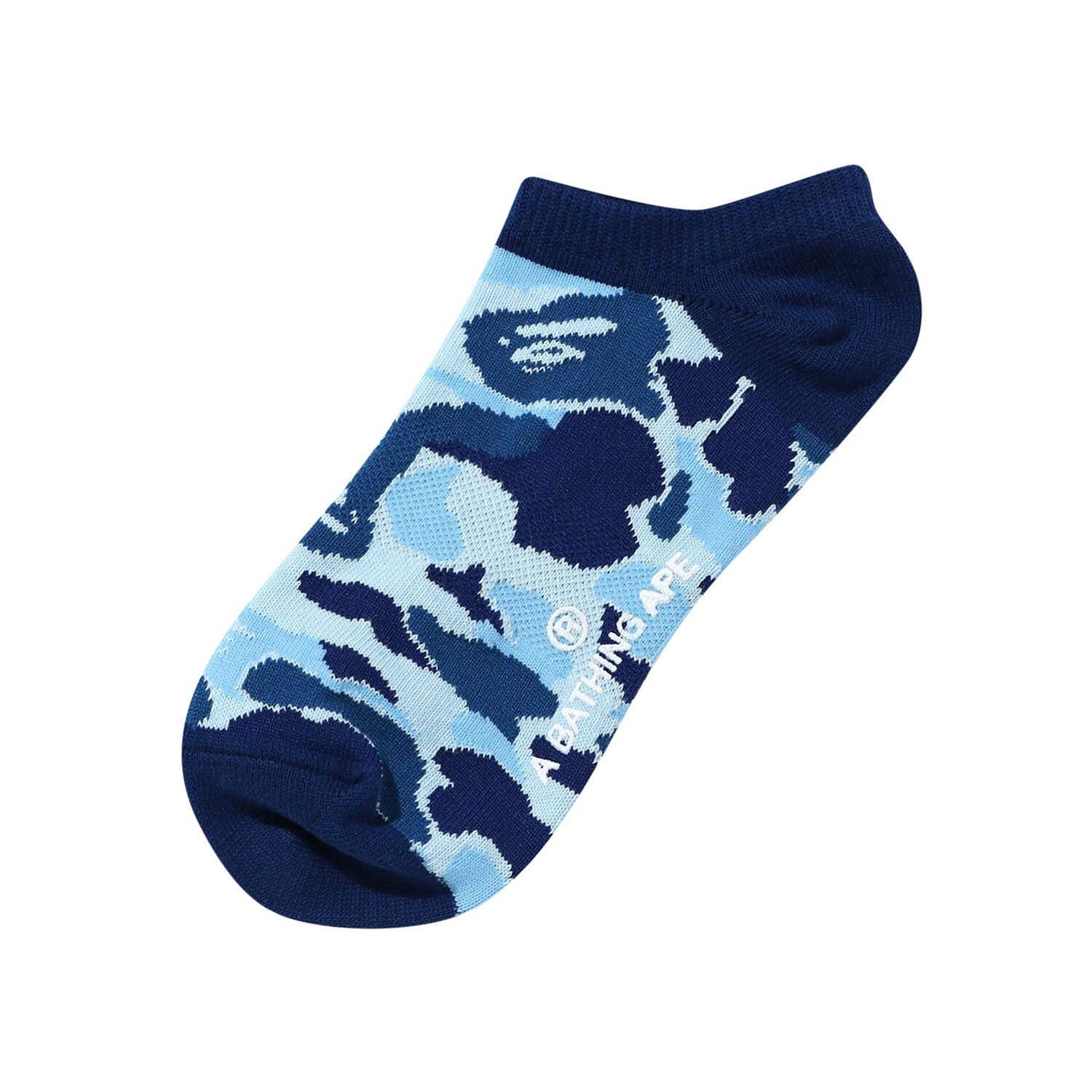 

Короткие носки BAPE ABC Camo, синие