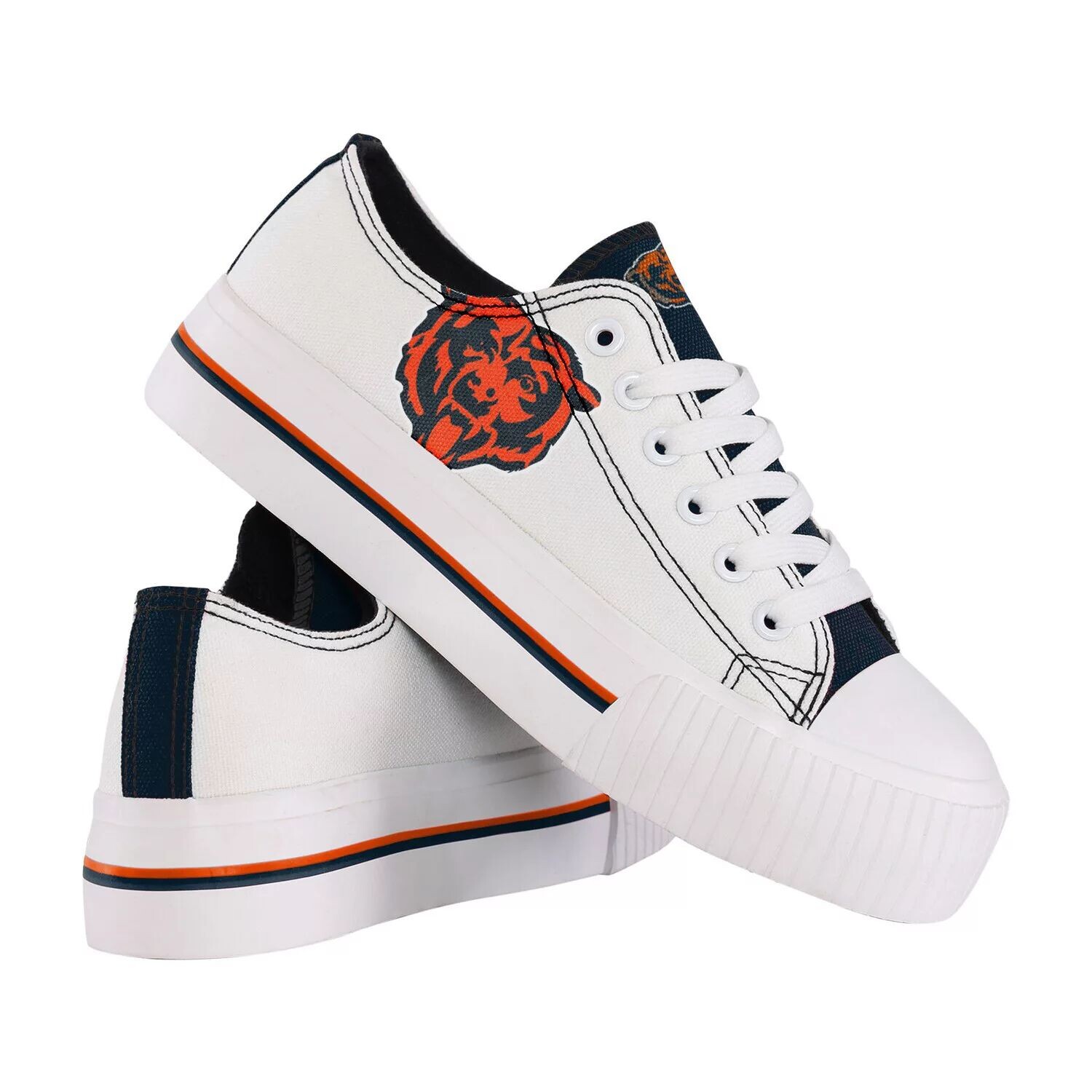 

Женские парусиновые туфли на платформе FOCO Chicago Bears