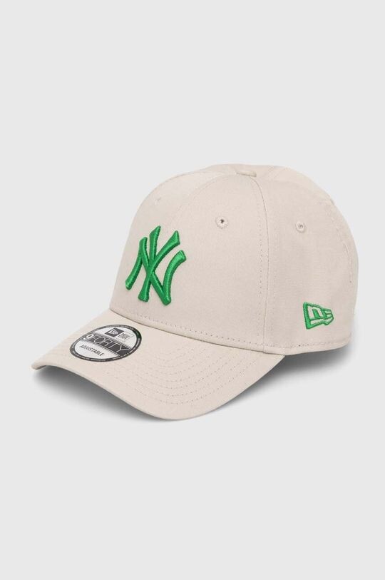 

Хлопковая бейсболка New Era, бежевый