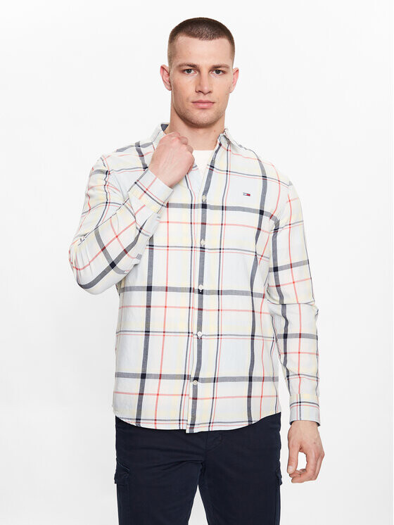 

Рубашка классического кроя Tommy Jeans, синий