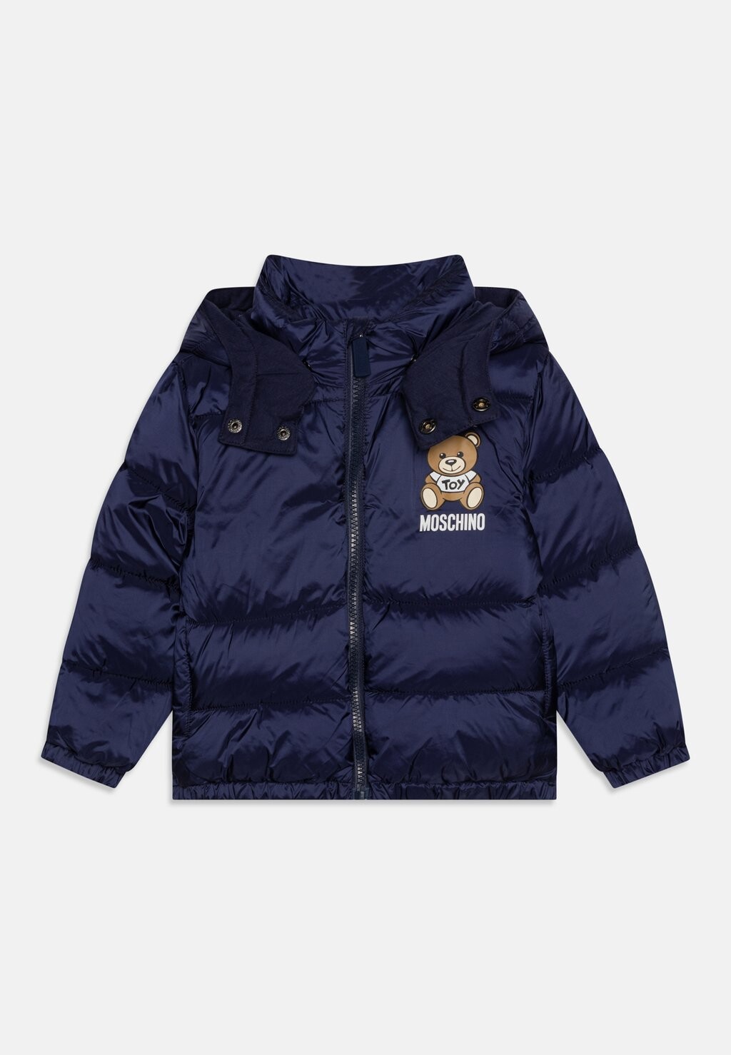 Зимняя куртка Baby Padded Unisex MOSCHINO, цвет navy blue