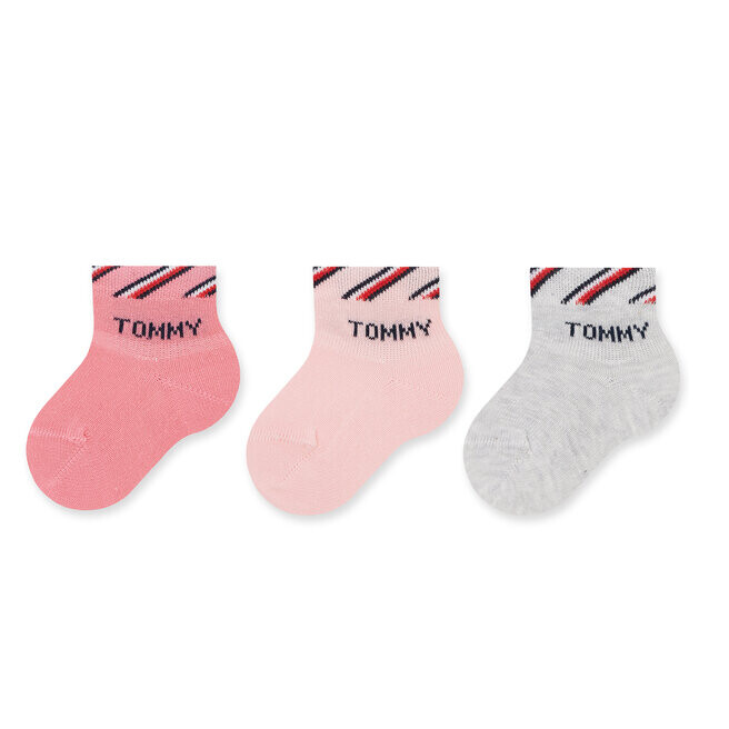 

Носки Tommy Hilfiger, 3 шт, розовый