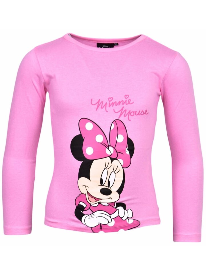 

Рубашка с длинным рукавом Disney Minnie Mouse Minnie Mouse, розовый