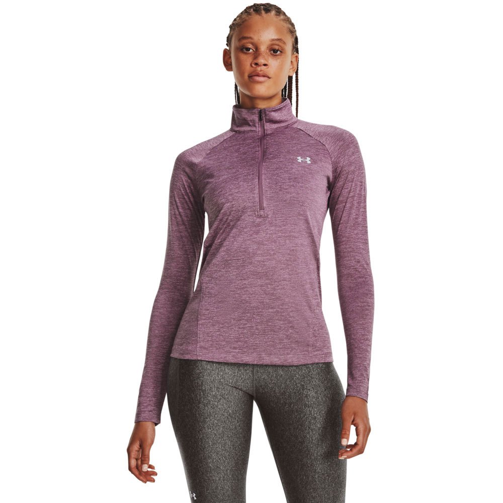 

Толстовка Under Armour Tech Twist Half Zip, фиолетовый