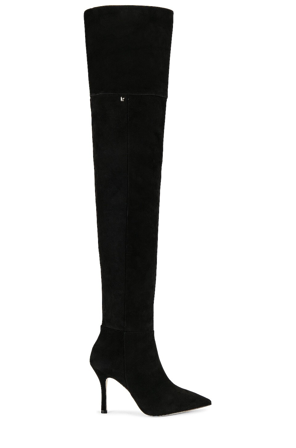 Ботинки Larroude Kate Over the Knee, цвет Black Suede